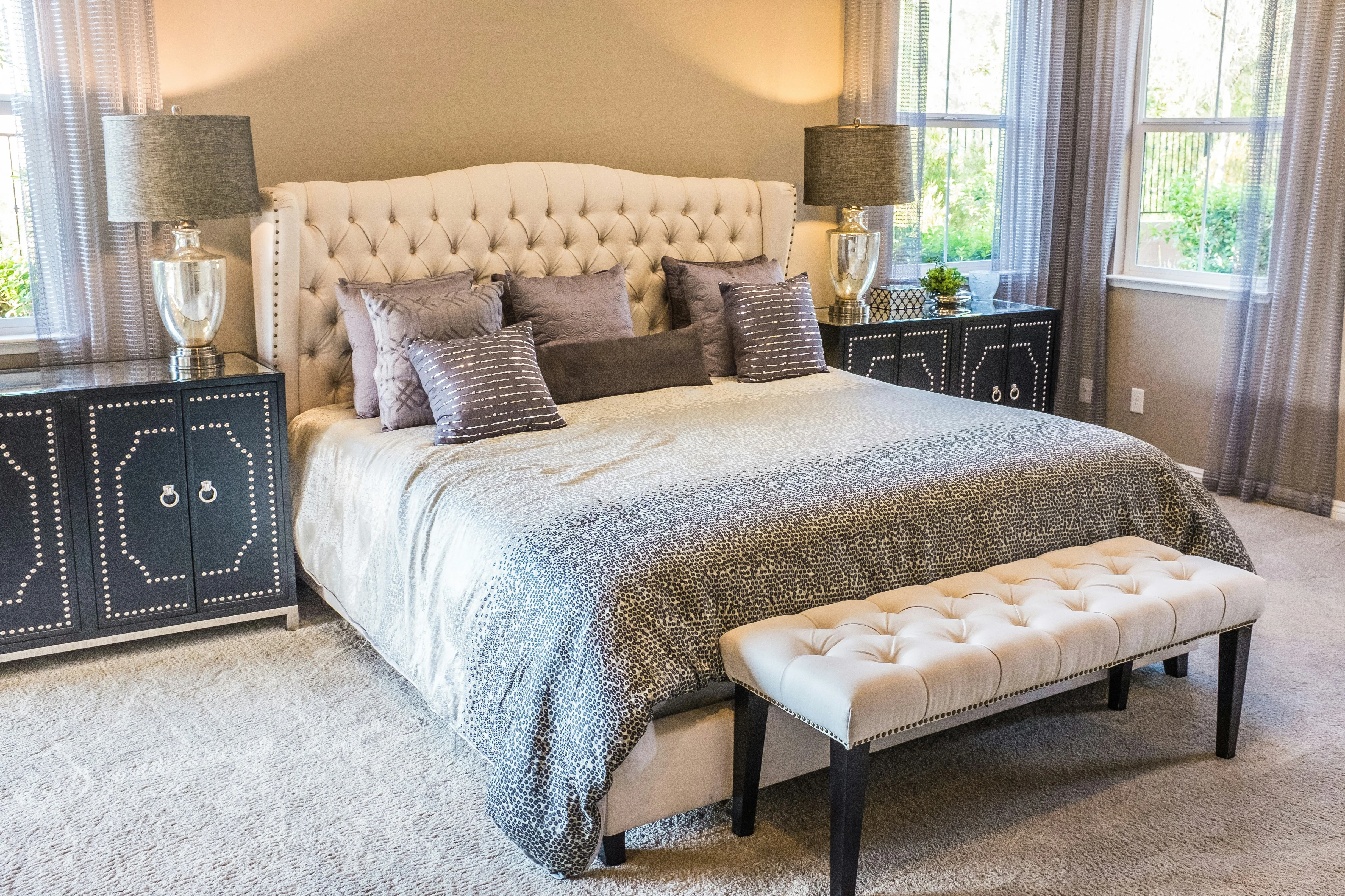 The Fynbos Suite. Our largest room, set apart at the western end of the house.